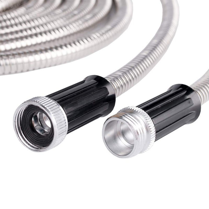 Beaulife Metal Short Garden Hose 3ft Connectors  Drainage Hose for Dehumidifier Small Water Hose Extension High Pressure Bib Reel Extender  Drinking Water Hose for RV Outdoor - Image 4